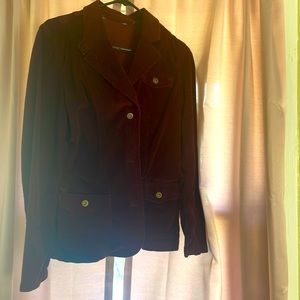 Size Medium suede, burgundy blazer